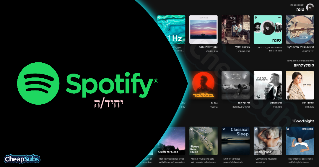 מנוי שנתי Spotify Premium